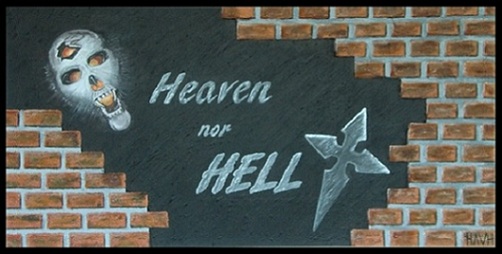 Bild p tavlan Heaven nor hell